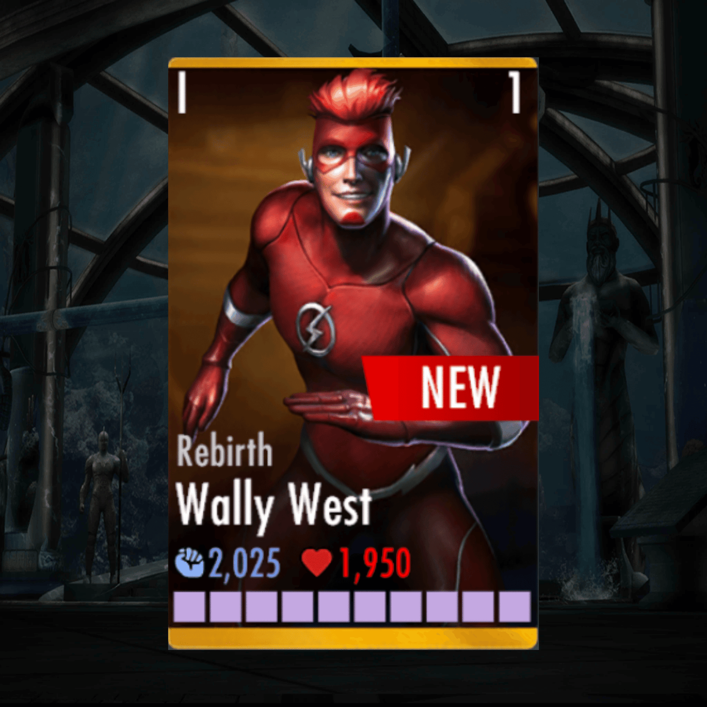 REBIRTH WALLY WEST ELITE 1 LEVEL 1