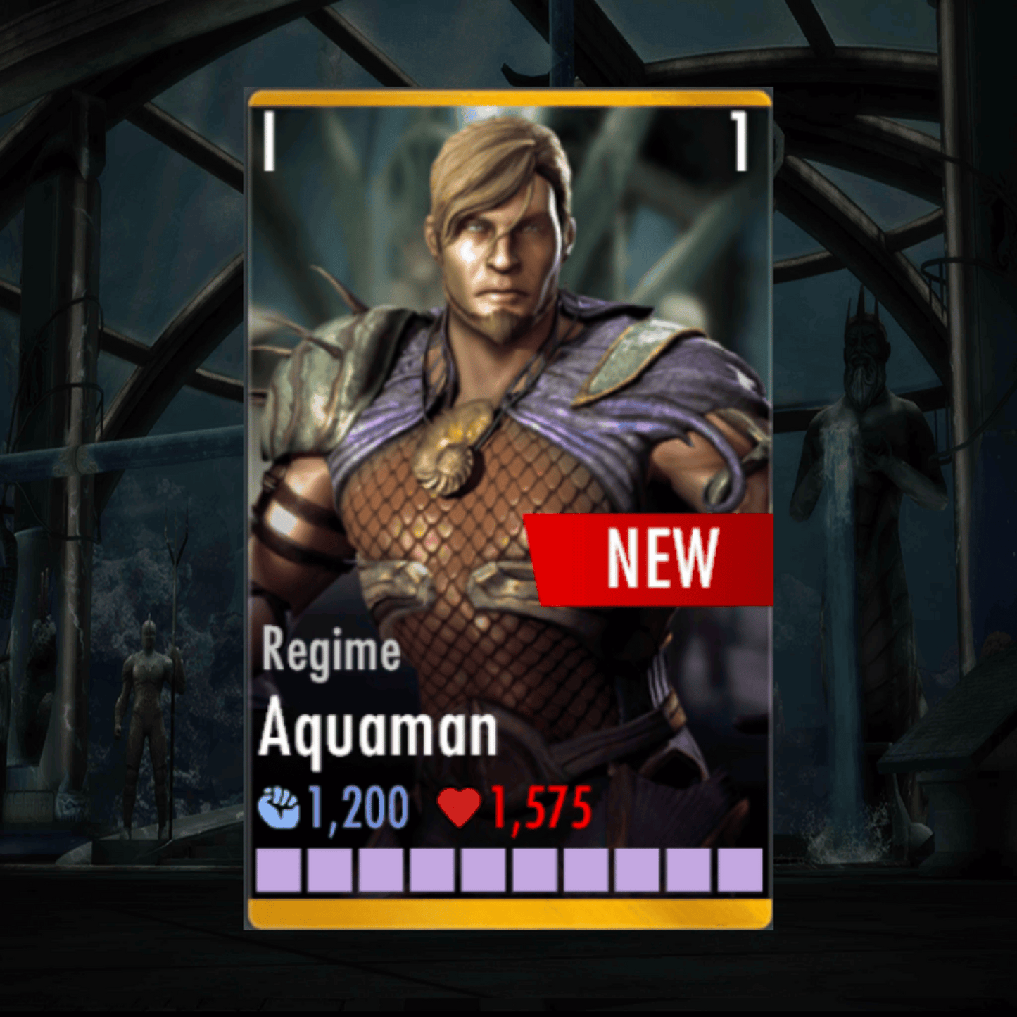 REGIME AQUAMAN ELITE 1 LEVEL 1