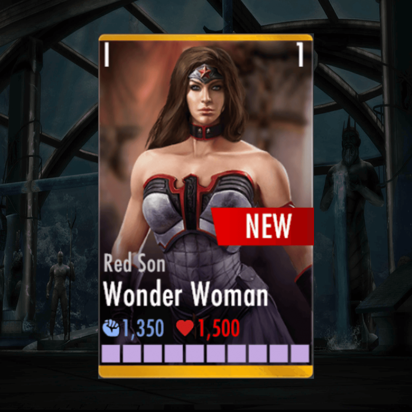 RED SON WONDER WOMAN ELITE 1 LEVEL 1
