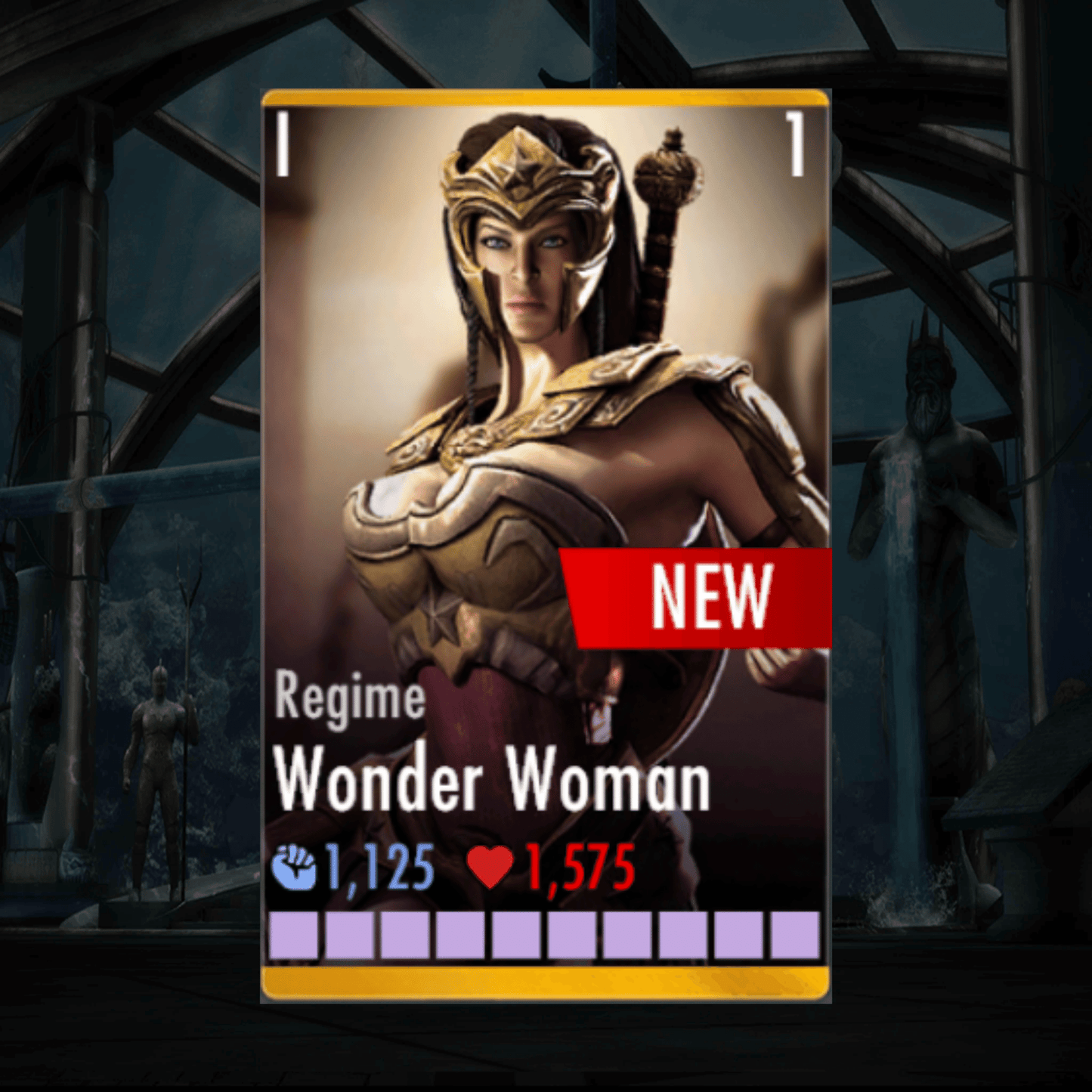 REGIME WONDER WOMAN ELITE 1 LEVEL 1