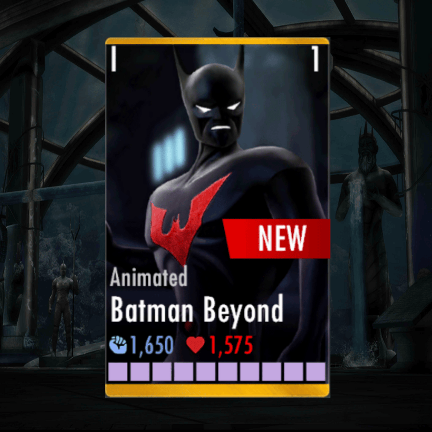 ANIMATED BATMAN BEYOND ELITE 1 LEVEL 1