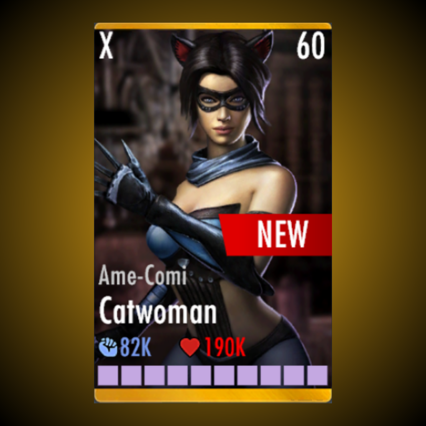 AME-COMI CATWOMAN ELITE X LEVEL 60