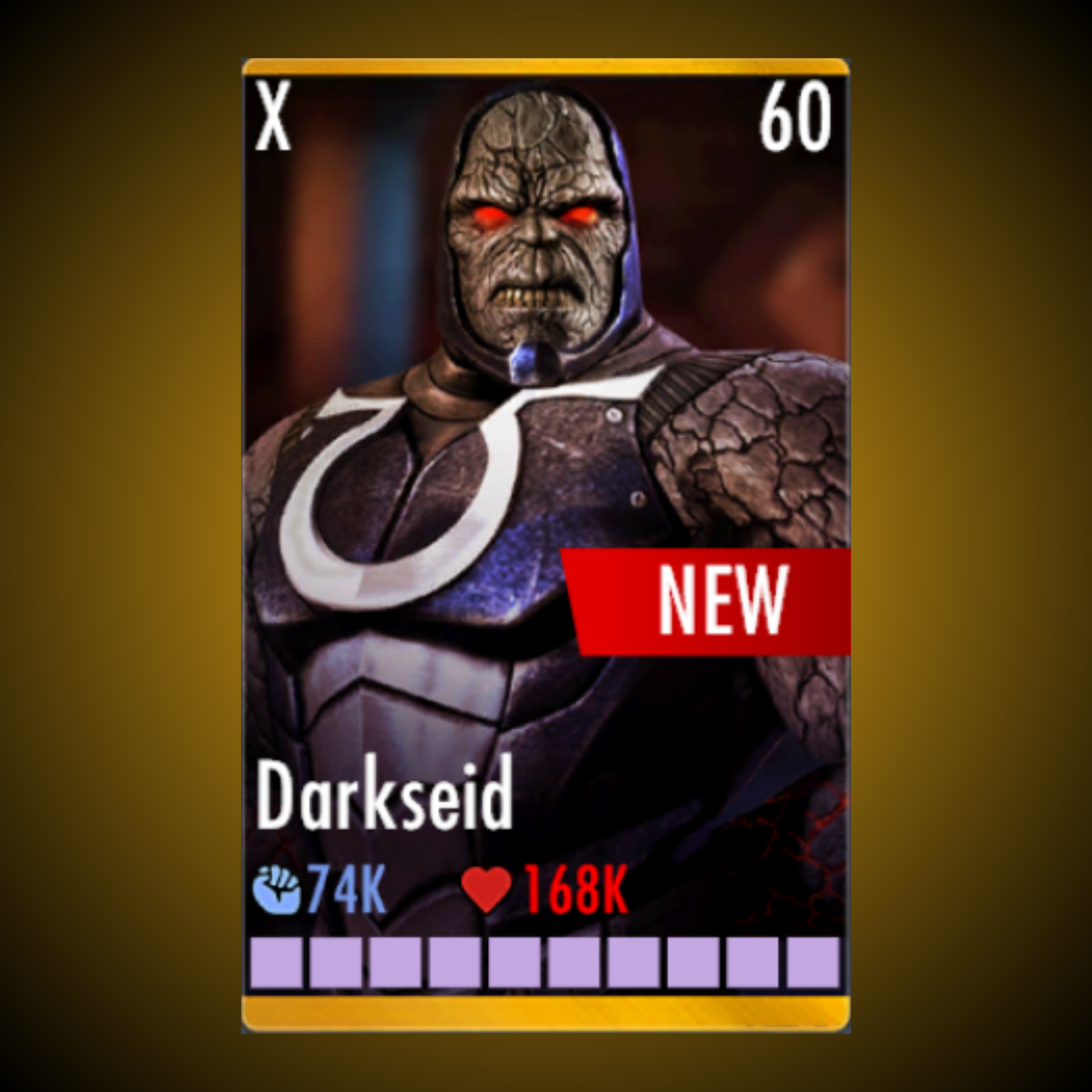 DARKSEID ELITE X LEVEL 60