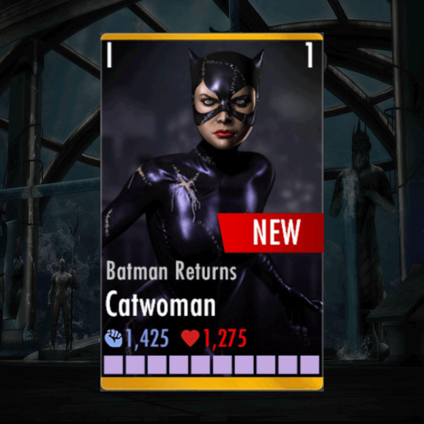 BATMAN RETURNS CATWOMAN ELITE 1 LEVEL 1