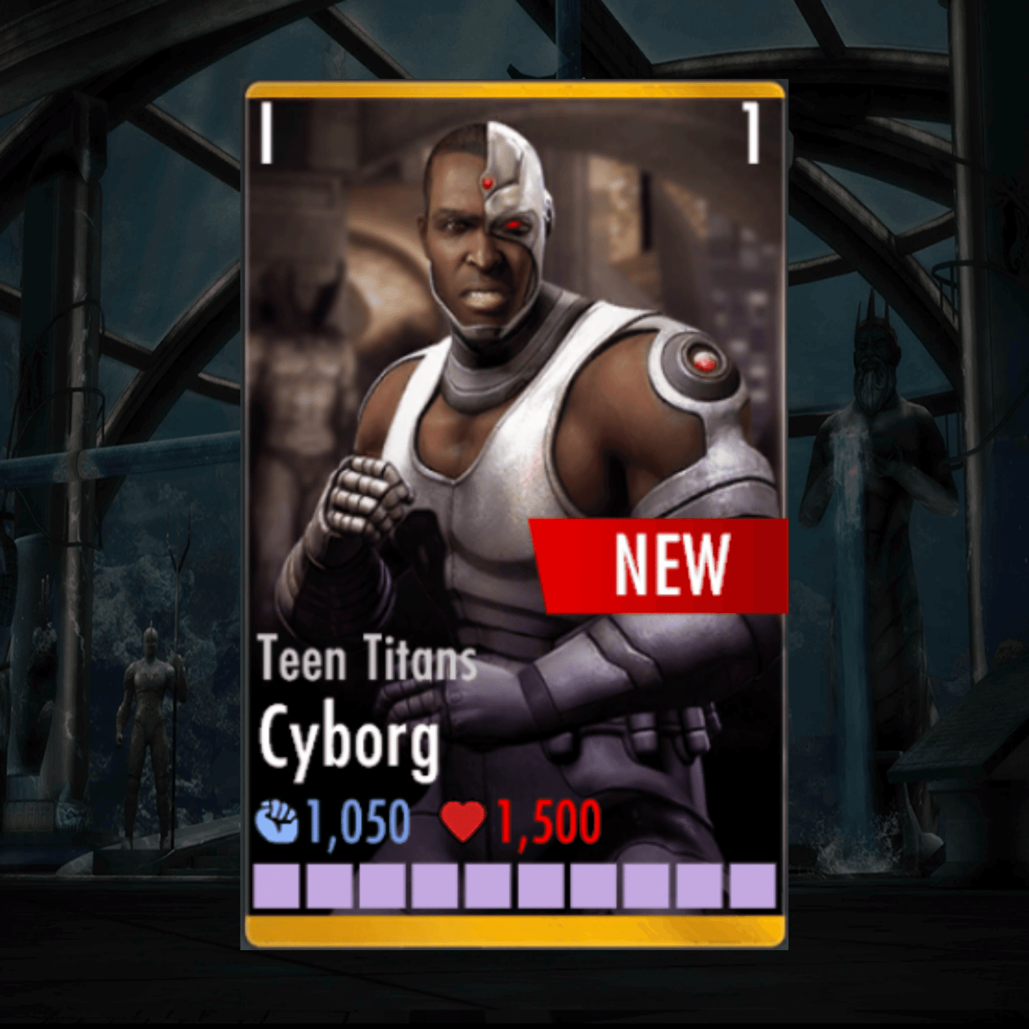 TEEN TITANS CYBORG ELITE 1 LEVEL 1