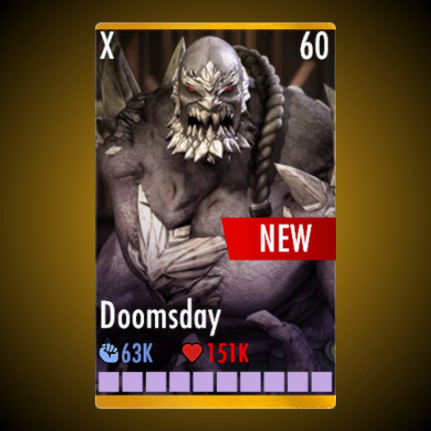 DOOMSDAY ELITE X LEVEL 60