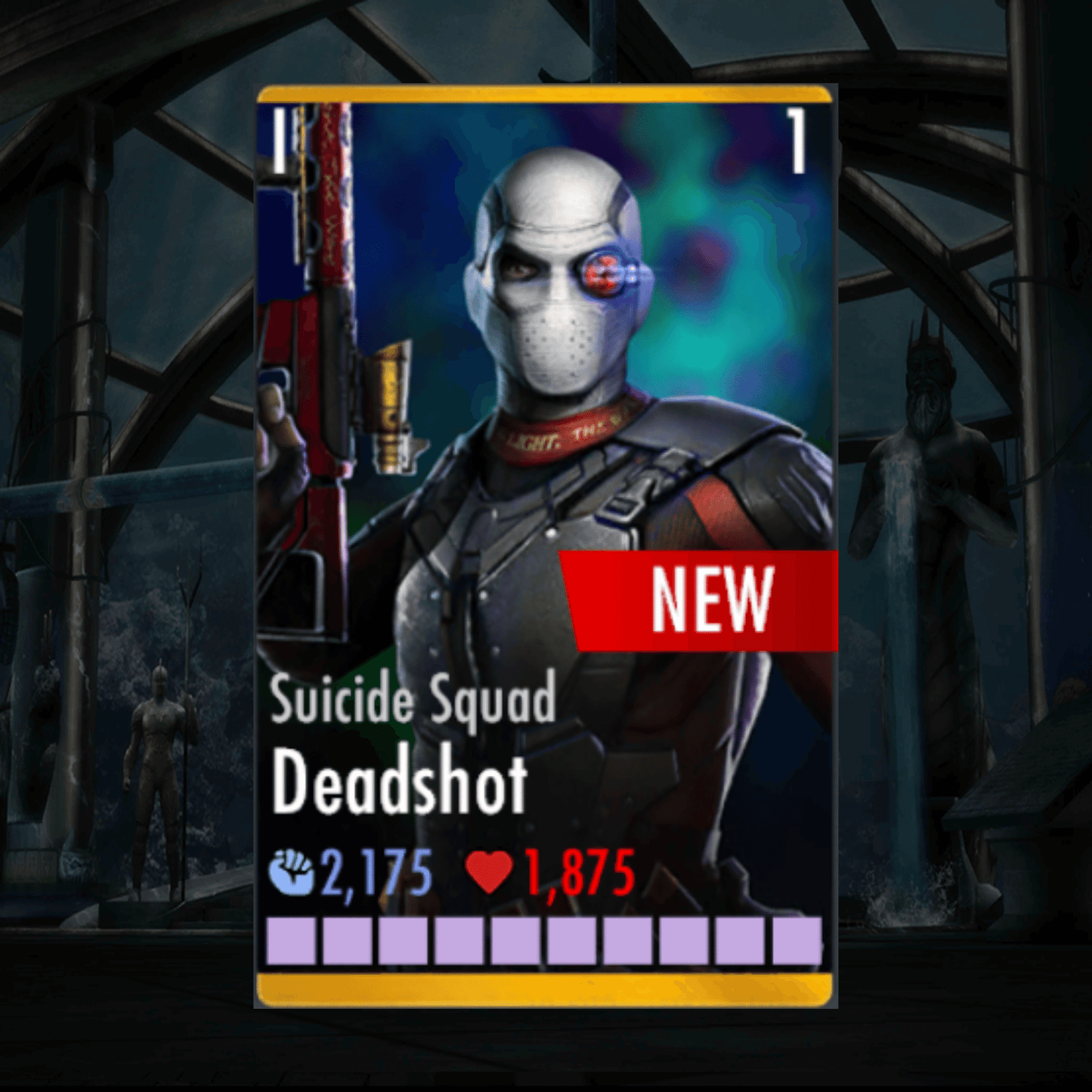 SUICIDE SQUAD DEADSHOT ELITE 1 LEVEL 1
