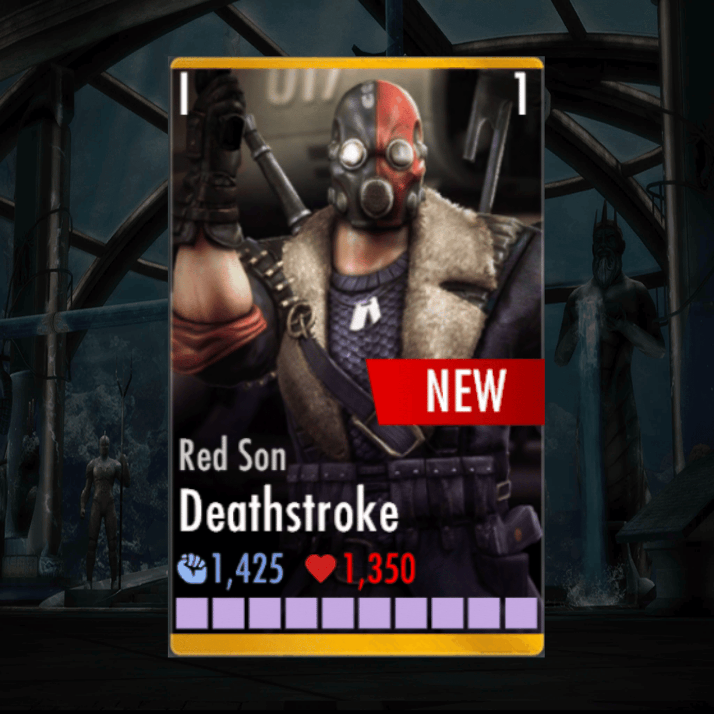 RED SON DEATHSTROKE ELITE 1 LEVEL 1