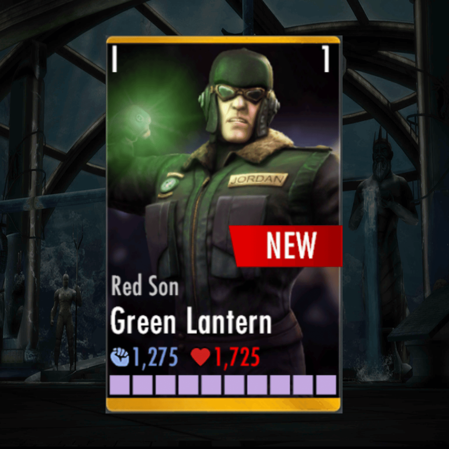 RED SON GREEN LANTERN ELITE 1 LEVEL 1