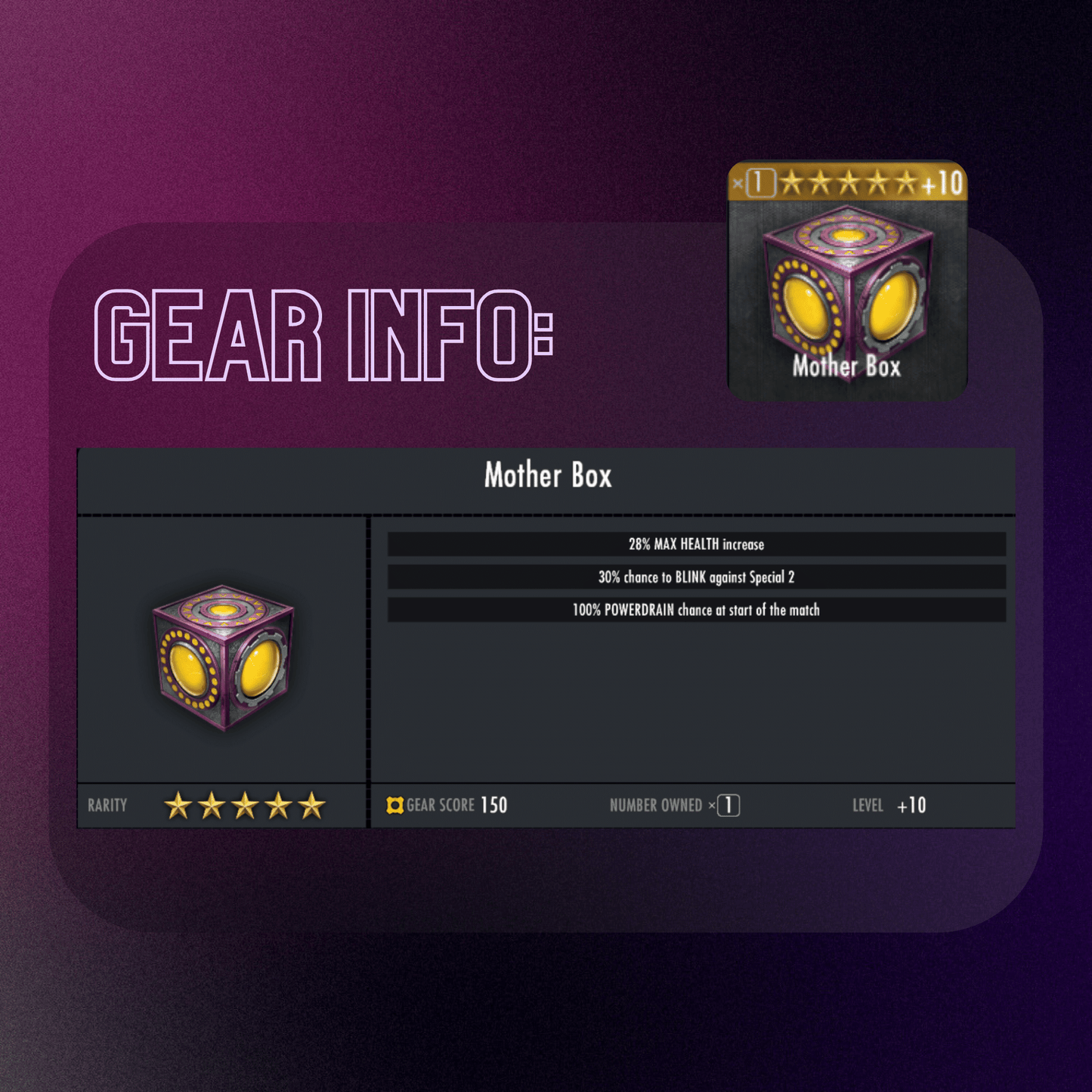 MOTHER BOX MAX EVOLUTION