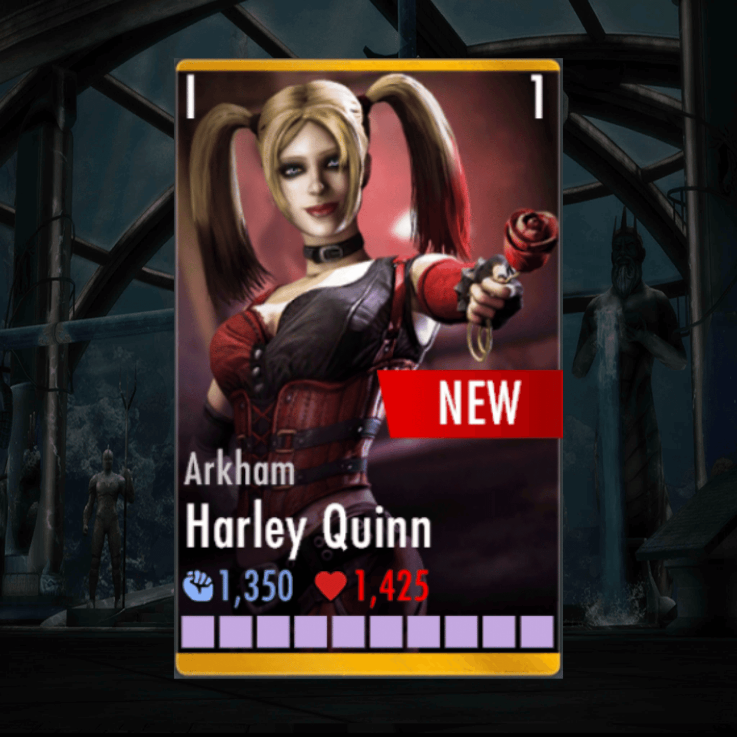 ARKHAM HARLEY QUINN ELITE 1 LEVEL 1