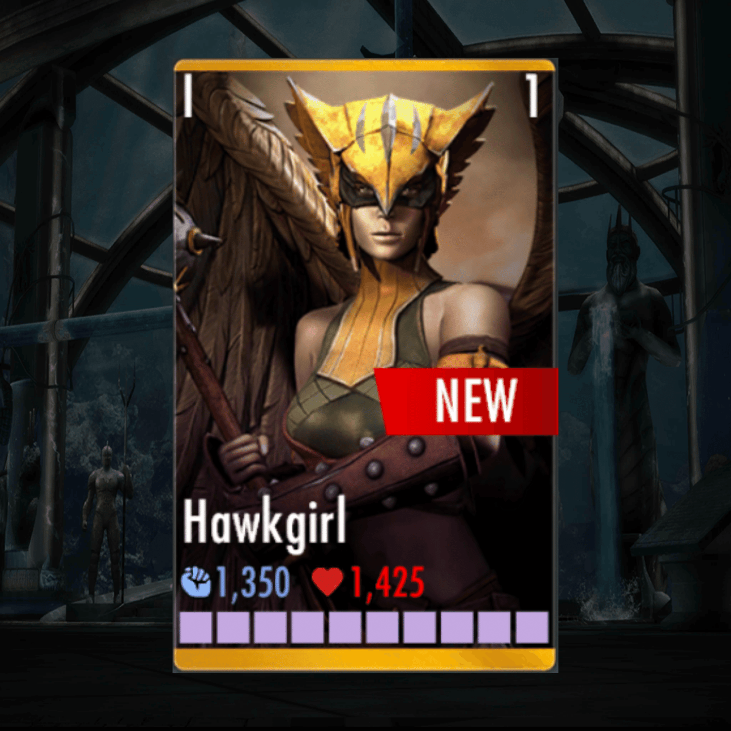 HAWKGIRL ELITE 1 LEVEL 1