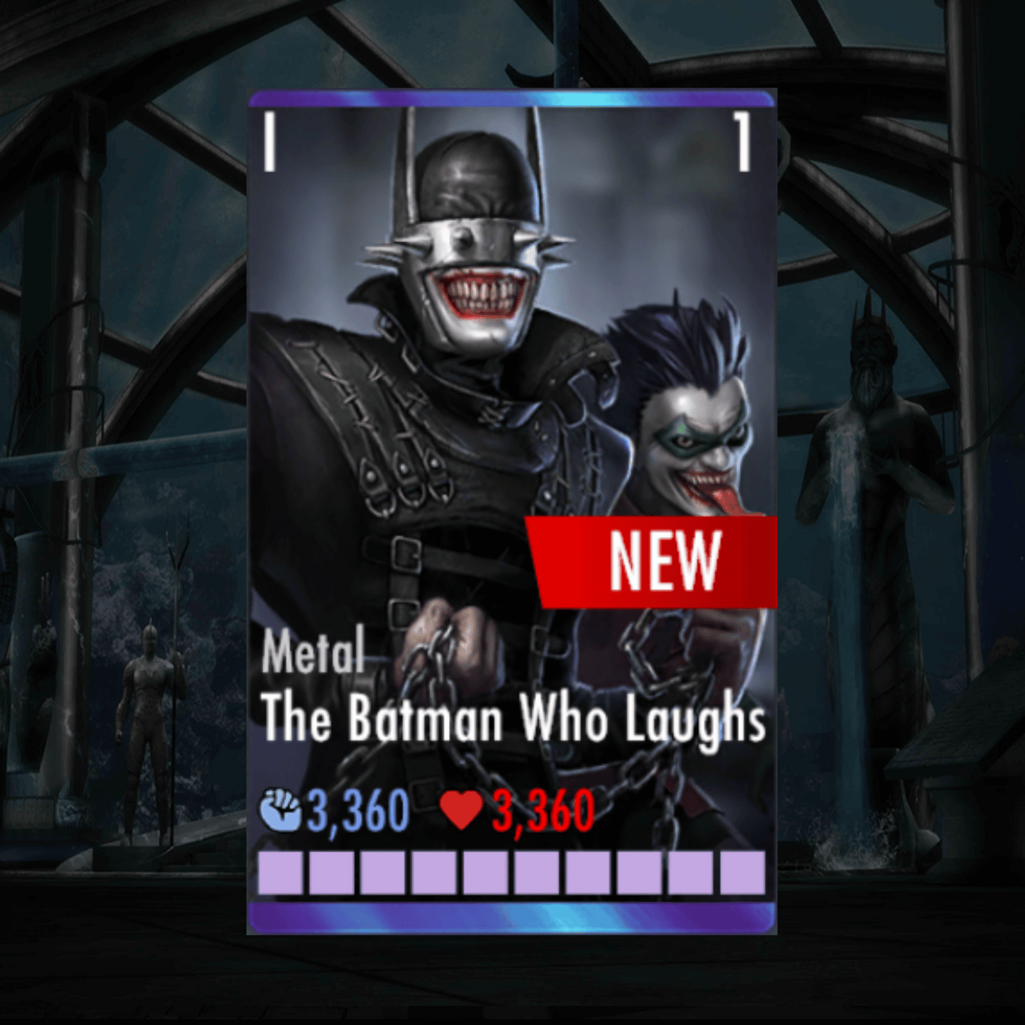 METAL THE BATMAN WHO LAUGHS ELITE 1 LEVEL 1