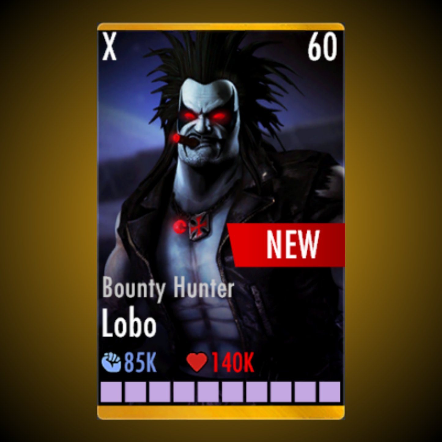 BOUNTY HUNTER LOBO ELITE X LEVEL 60