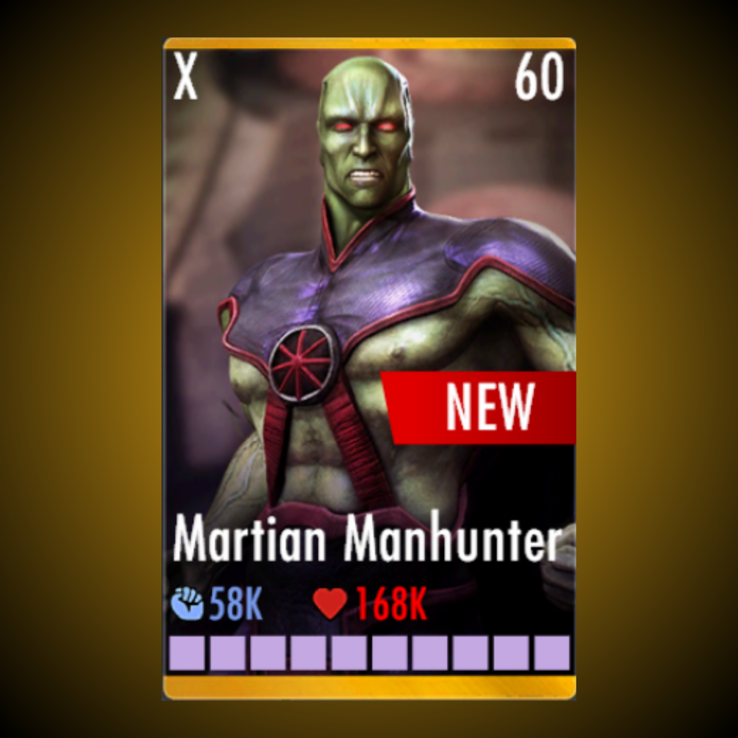 MARTIAN MANHUNTER ELITE X LEVEL 60