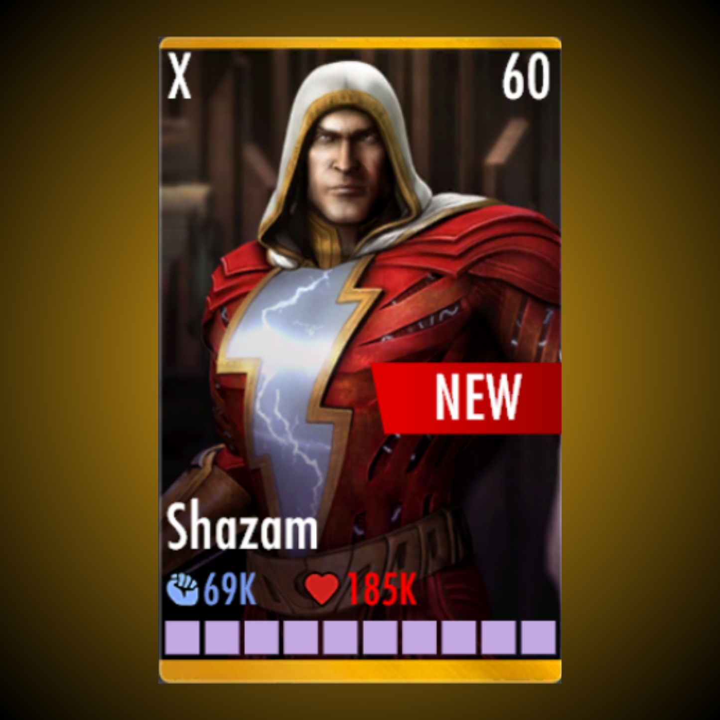SHAZAM ELITE X LEVEL 60
