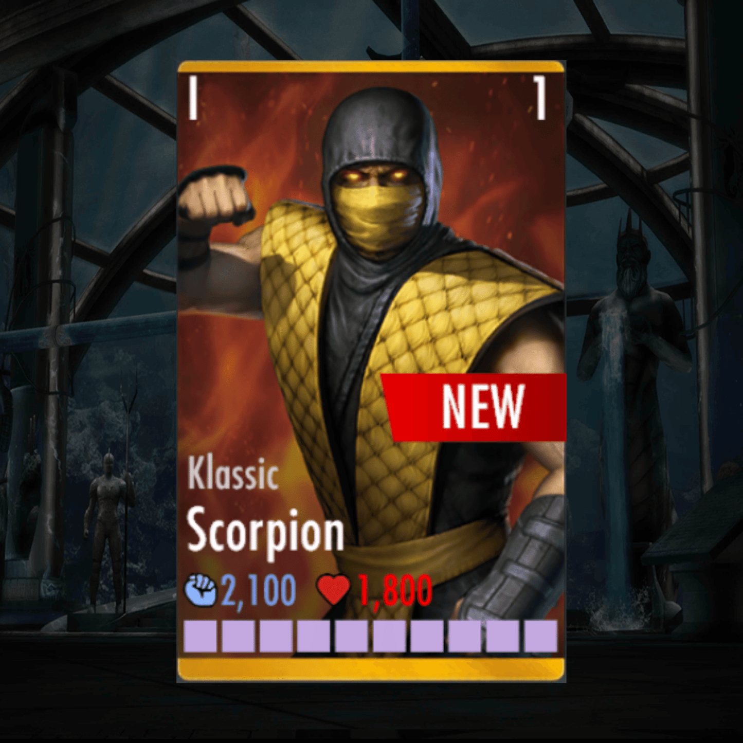 KLASSIC SCORPION ELITE 1 LEVEL 1