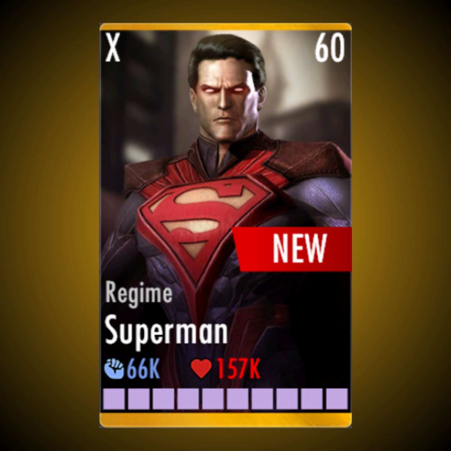 REGIME SUPERMAN ELITE X LEVEL 60