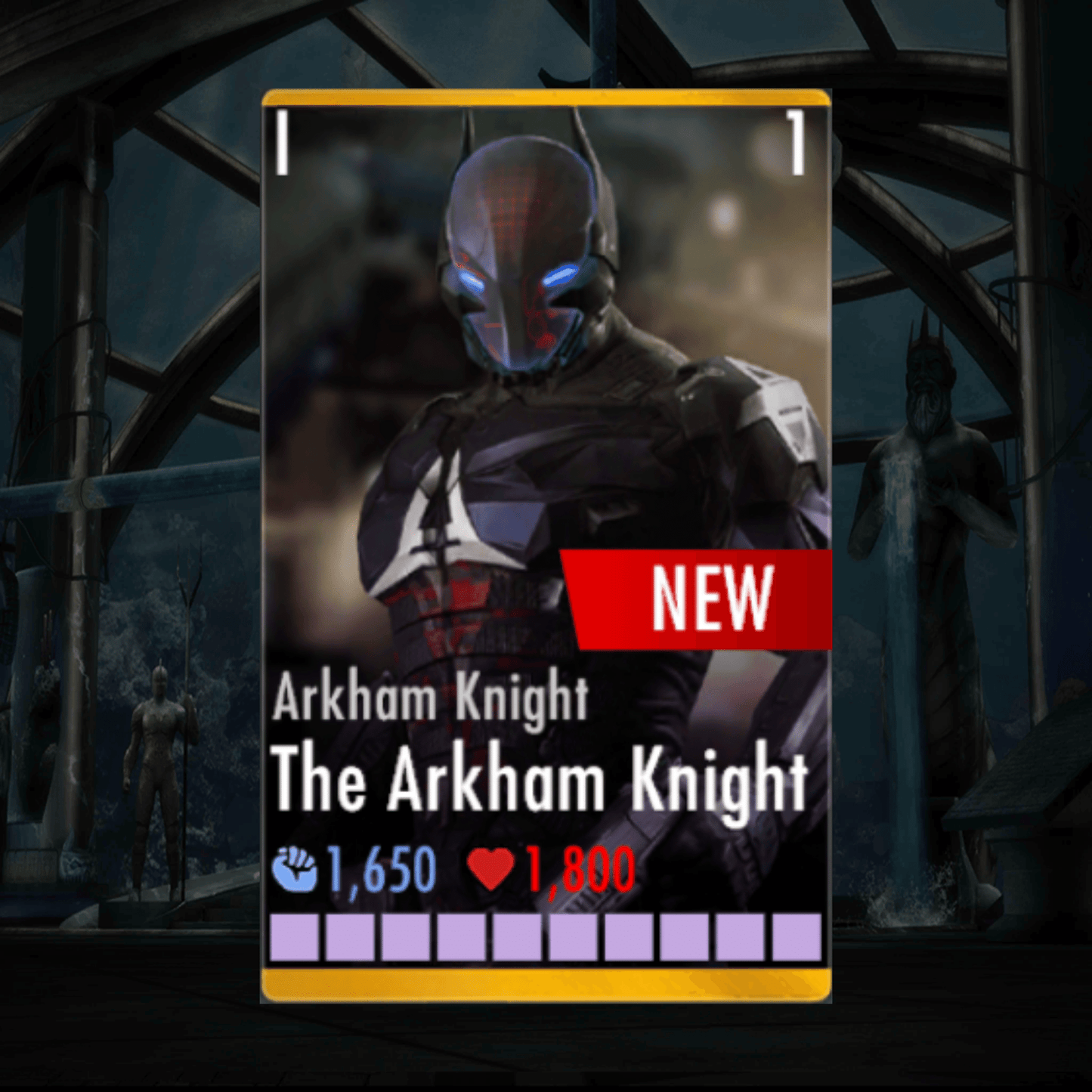 ARKHAM KNIGHT THE ARKHAM KNIGHT ELITE 1 LEVEL 1