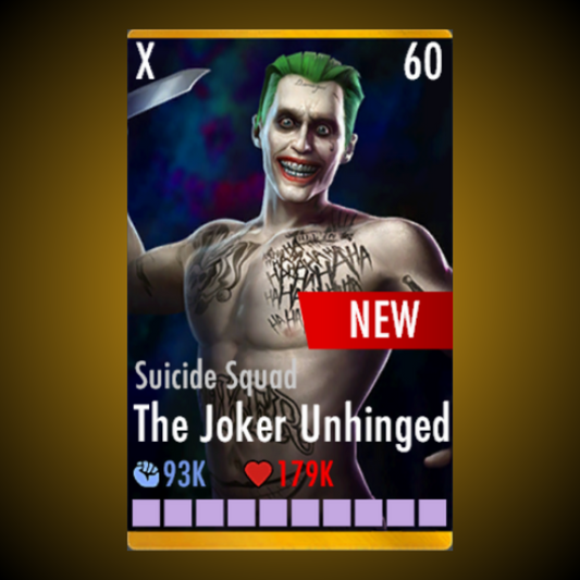 SUICIDE SQUAD THE JOKER UNHINGED ELITE X LEVEL 60