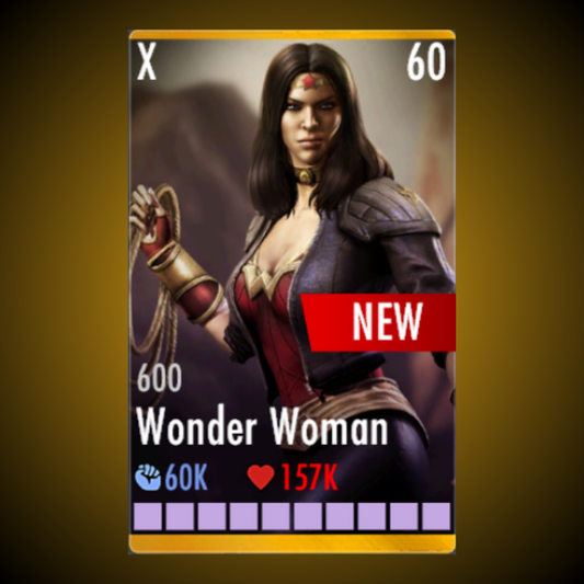 600 WONDER WOMAN ELITE X LEVEL 60