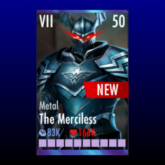 METAL THE MERCILESS ELITE 7 LEVEL 50