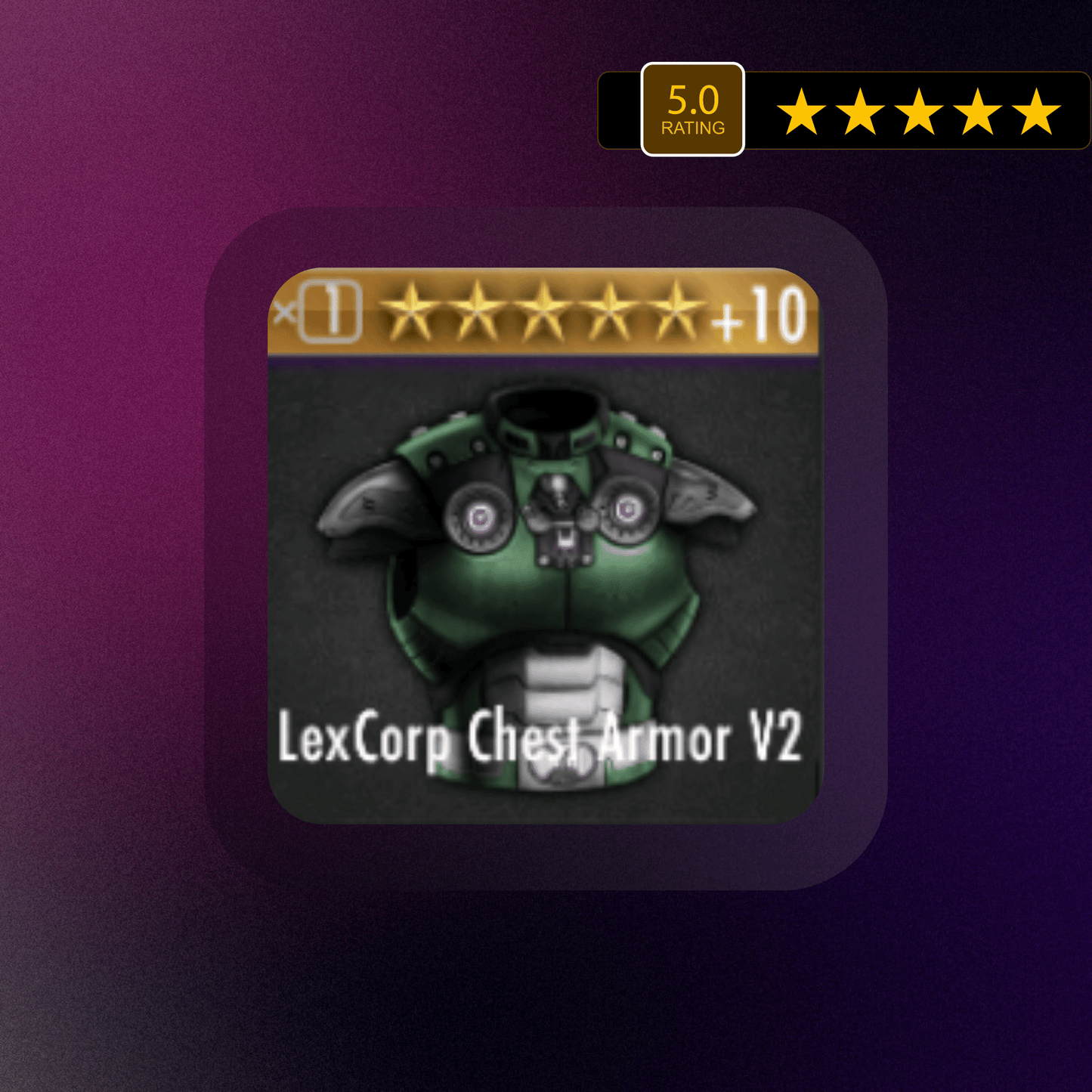 LEXCORP CHEST ARMOR V2 MAX EVOLUTION