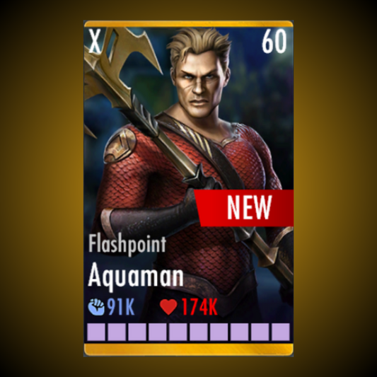 FLASHPOINT AQUAMAN ELITE X LEVEL 60