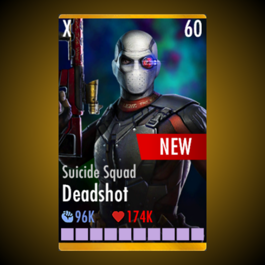 SUICIDE SQUAD DEADSHOT ELITE X LEVEL 60