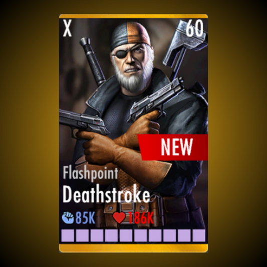 FLASHPOINT DEATHSTROKE ELITE X LEVEL 60