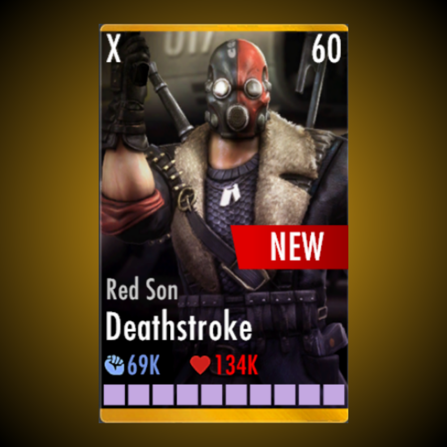 RED SON DEATHSTROKE ELITE X LEVEL 60