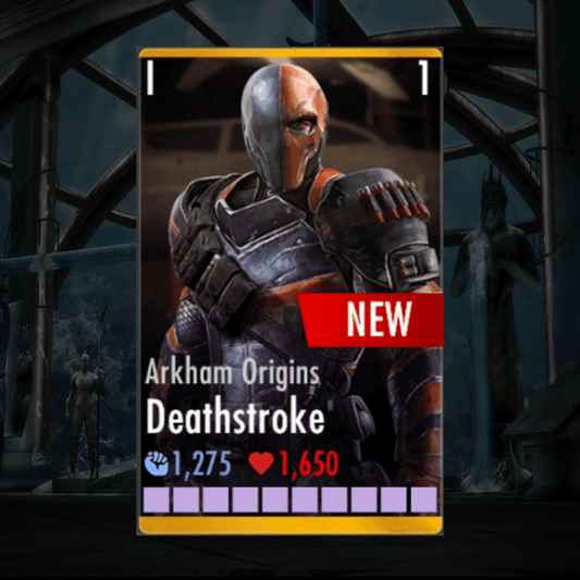 ARKHAM ORIGINS DEATHSTROKE ELITE 1 LEVEL 1