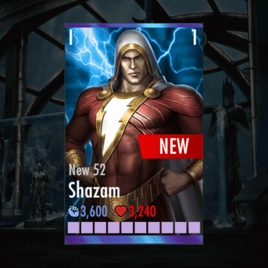 NEW 52 SHAZAM ELITE 1 LEVEL 1