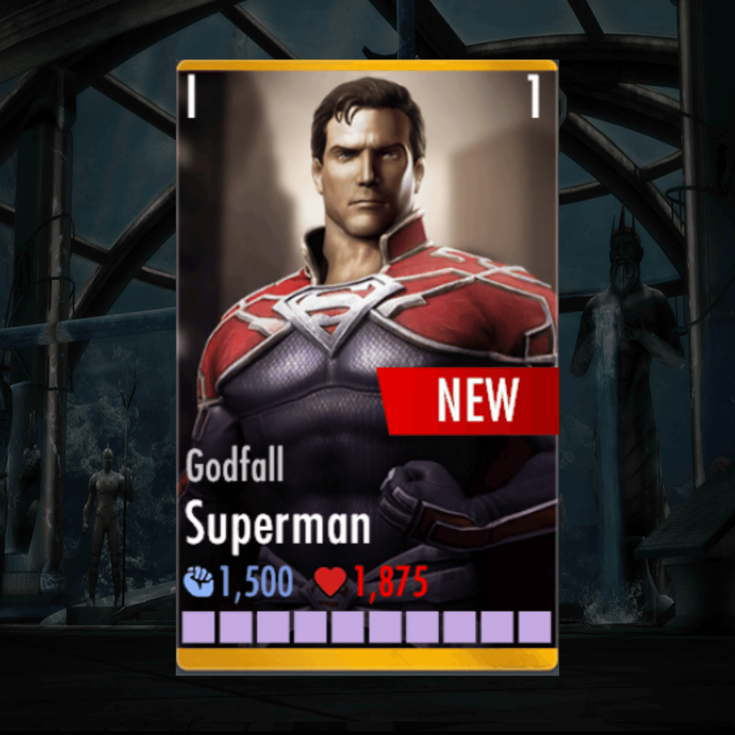 GODFALL SUPERMAN ELITE 1 LEVEL 1