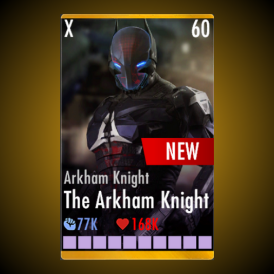 ARKHAM KNIGHT THE ARKHAM KNIGHT ELITE X LEVEL 60